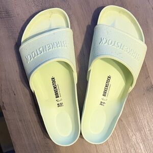 Birkenstock Pastel Green Slides